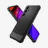 ACS07286 - Galaxy S24 Ultra Case Rugged Armor in Matte Black showing the back